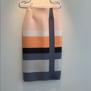 ASOS Scuba stripped skirt!